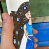 手绘陶瓷邪眼香薰座 – 可清洗，丙烯颜料