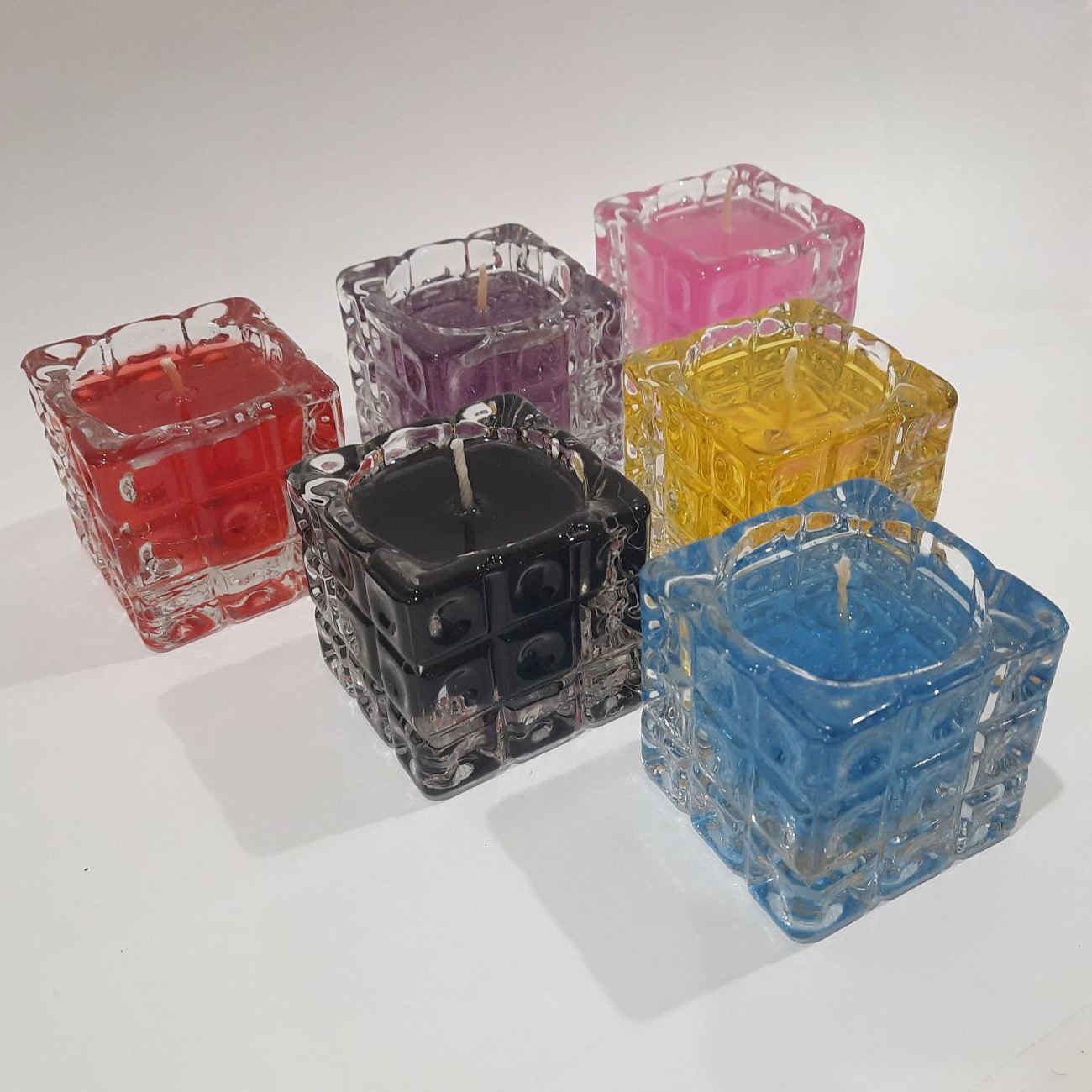 手工玻璃立方蜡烛 – 营造温馨宜人的氛围