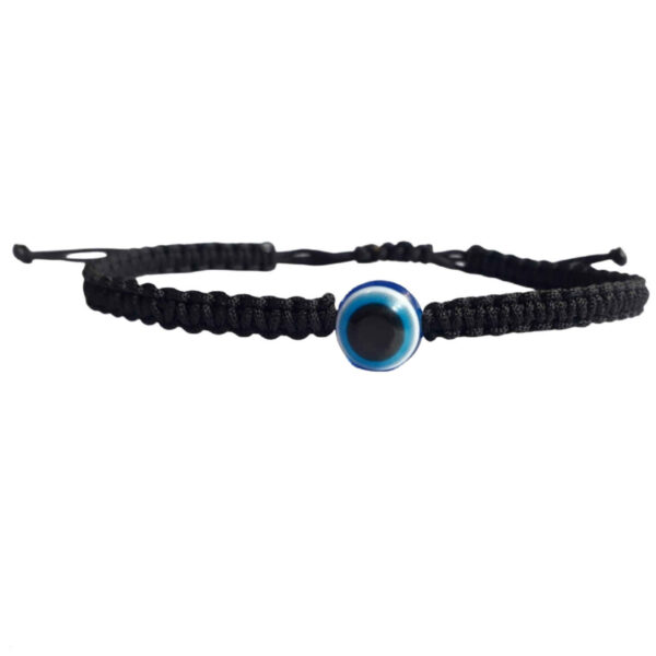 Handmade Embroidered Bracelet with Powerful Evil Eye Charm for Women (2)