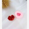 花中爱心蜡烛模具——特别时刻的美丽设计