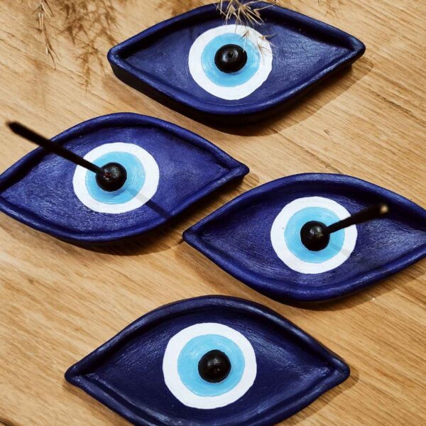 Mystical Evil Eye Incense Holder – Perfect for Meditation Rituals (2)