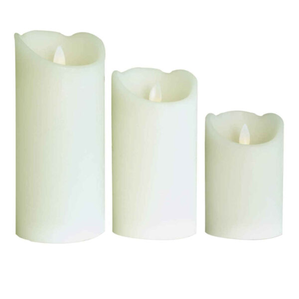 PremiumLED Candle Kerze – Flameless, Realistic Glow – Battery Powered, Safe for Indoor Use(x3) (8)