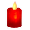 Realistic LED Candle – Battery Operated with Convenient OnOff Button in Flower Shape (5)
