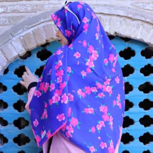 女士围巾 – 大号花卉图案围巾