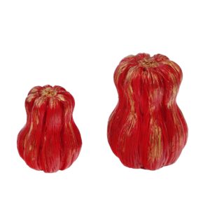 混凝土南瓜摆件（2件套）– 耐用的秋季家居装饰