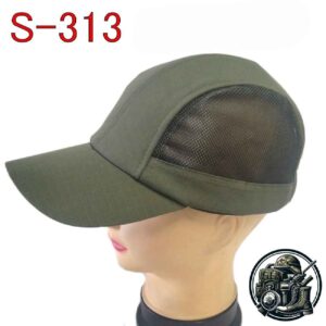 战术棉质帽 – 军事风格帽子 – 绿色 (型号 313 S)