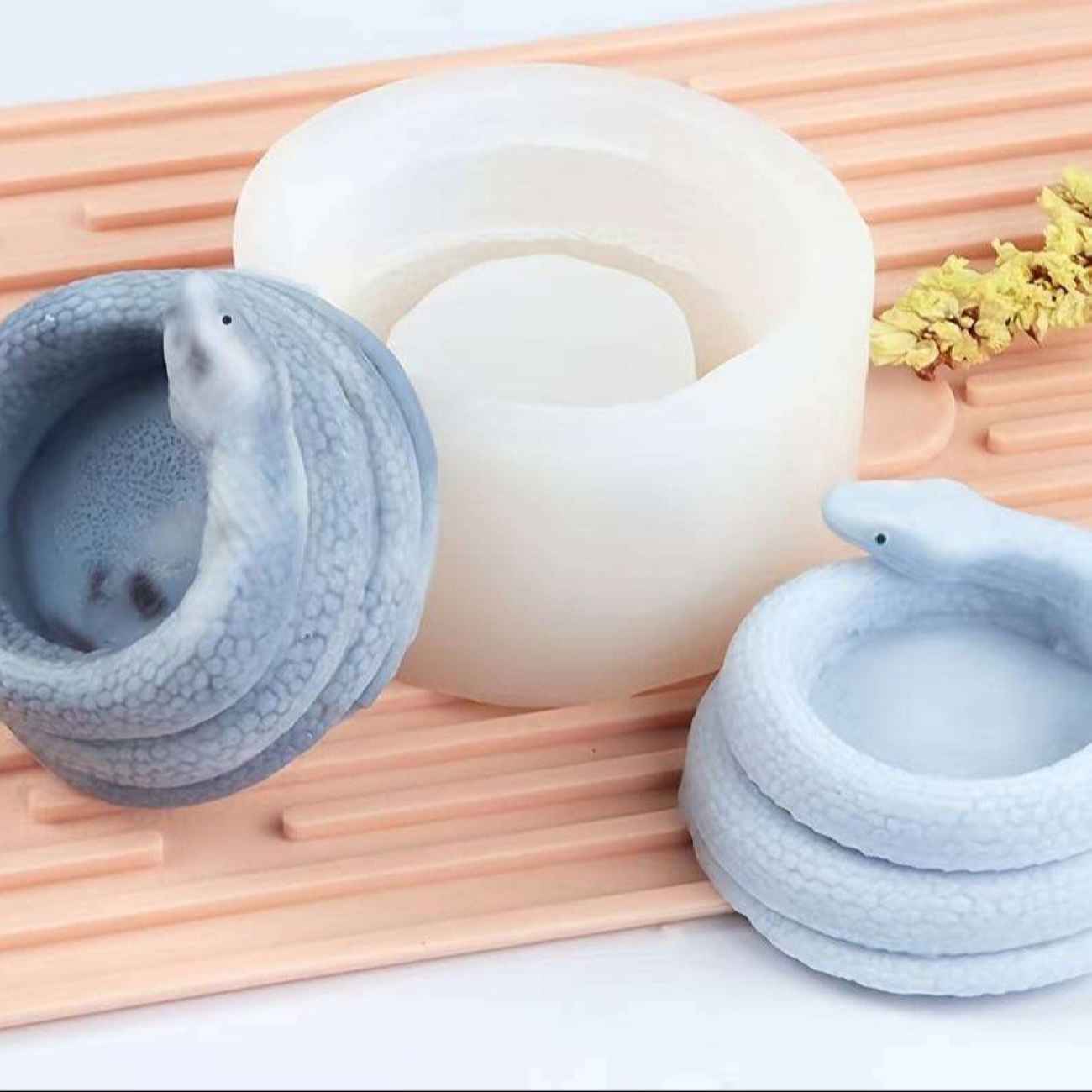 热门蛇形蜡烛模具——打造迷人造型