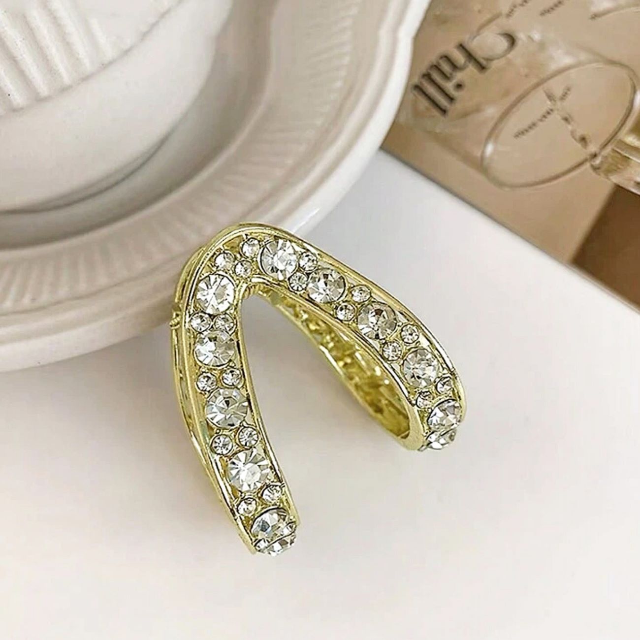 女士发夹 – 双环马尾款