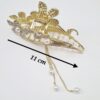 Thumbnail 3: 女士发夹 – 金属五瓣花设计带流苏