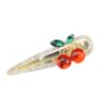Women's Hair Clip – Formal Rhinestone Cherry Design, Set of 2 (3)