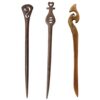 Wooden Hair Stick Handcrafted, Set of 3