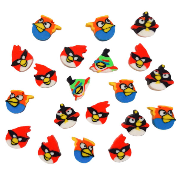 Bring the Battle to Your Pencil Case – Angry Birds Erasers (x20) (1)