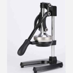 银色手动柑橘榨汁器——重型手压器，适合榨柠檬与其他水果