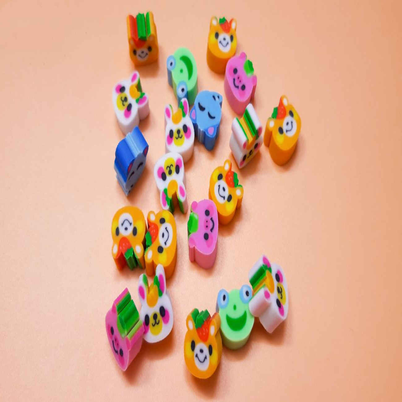 小小动物，大大笑容——趣味动物橡皮擦收藏套（20个装）