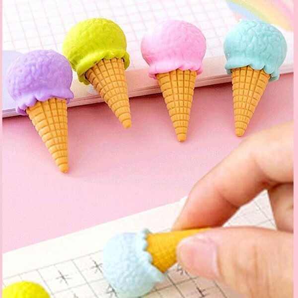 Yummy-Looking Ice Cream Eraser – Don’t Eat It, Erase With It (3)